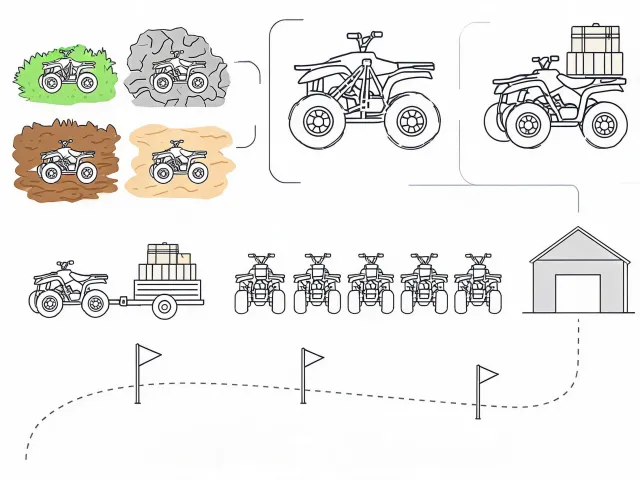 Quad bike requirement mapping illustration